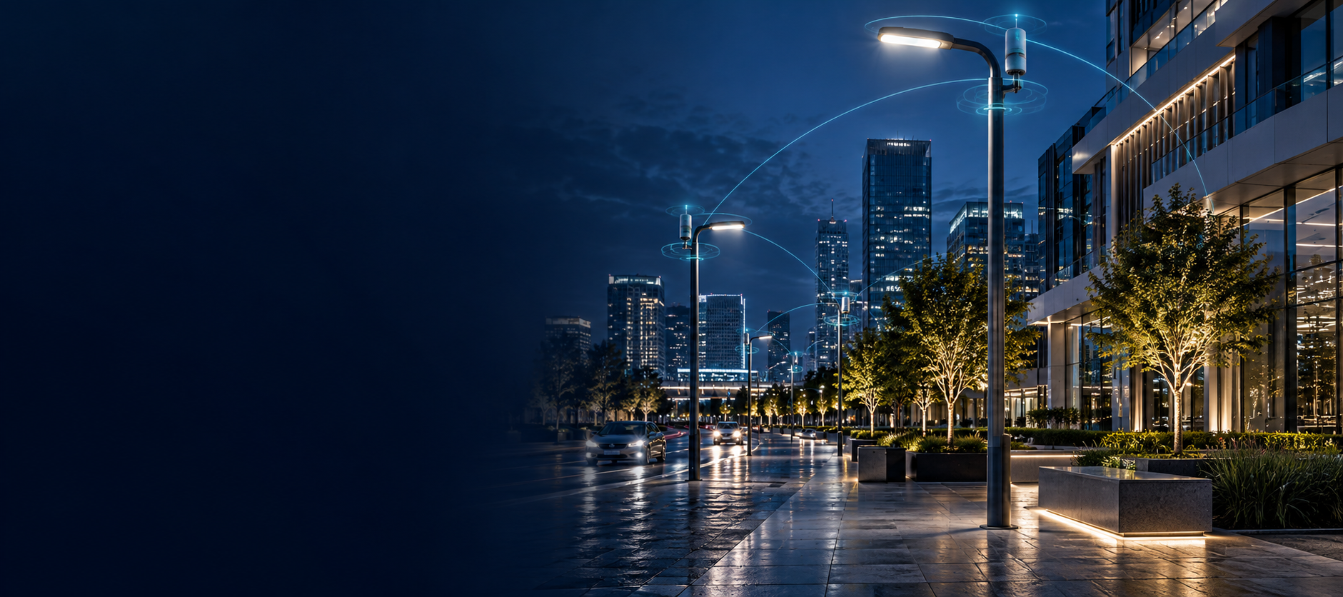 Illustration: Smart Lighting und Gebäudetechnik